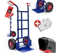 GARDEBRUK® Diable pliable chargement max. 200 kg pneumatiques chariot de transport diable déménagement chariot pliant manutention