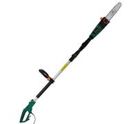 GARDEBRUK® Elagueuse sur perche électrique 750W poignée ergonomique lame 26cm télescopique coupe branche tronçonneuse sécateur scie arbre branches