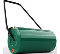 GARDEBRUK® Rouleau à gazon 60cm 50L poignée rembourrée bavette antiprojection remplissage sable eau pelouse herbe jardin rouleau a main agricole