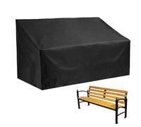 Garden BenchCover - 210D Oxford Fabric Waterproof Outdoor Furniture Cover | Tear Resistant BenchProtector | Dustproof Seat Cover For 2 3 4 Seater BenchSofa Patio Garden Park
