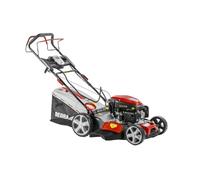 Garden Dedra DED8725-51L2SE Tondeuse à Essence avec Moteur 4,0 KW Loncin 196 cm3 V200 51 cm Démarrage électrique Réglage de la Hauteur de Coupe Centrale (25-75 mm) Poignée Pliable