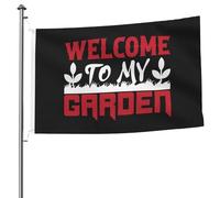 Garden Flag À Mon Treer Drapeau Léger Drapeau Extérieur Résistant À La Décoloration Drapeau De Jardin Pour Porche Bar 90X150Cm