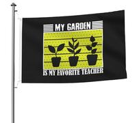 Garden Flag Mon Professeur Préféré Drapeaux Haute Qualité Drapeau Extérieur Léger Drapeau De Jardin Pour Masion L'Extérieur Et L'Intérieur 90X150Cm