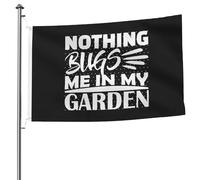 Garden Flag Rien Ne Me Dérange Dans Mon Drapeaux Léger Flags De Cour Durable Drapeau De Jardin Pour Porche Festivals 90X150Cm