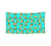 Garden Fresh Drapeau à suspendre avec œillets métalliques Motif avocat 180 x 90 cm
