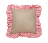 Garden Glory Coussin Garden Glory Outdoor avec volants 45x45 cm Beige-pink