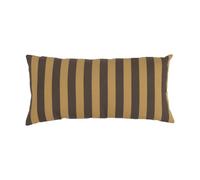 Garden Glory Coussin rayé Garden Glory Jaune safran-brun. 25x50 cm