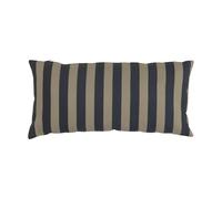 Garden Glory Coussin rayé Garden Glory Noir-beige. 25x50 cm