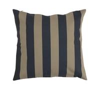 Garden Glory Coussin rayé Garden Glory Noir-beige. 50x50 cm