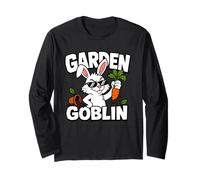 Garden Gobelin Lapin Carotte Graphique de Jardinage Amusant Manche Longue