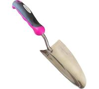 Garden Guru Truelle de jardin super résistante en acier inoxydable - Résistante à la rouille - Poignée ergonomique - Outil parfait pour le jardinage, le désherbage, la transplantation et le creusement
