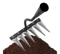 Garden Hand Weeder, Weeding Rake Tool Emporteur d' à haute résistance | Handle de poignée ergonomique Cultivateur manuel de la griffe de désherbage pour la cour ar