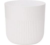 GARDEN ID Pot de Fleurs Rond - Luca Grande - Ø 30 cm - 17 L - H 30 cm - Blanc
