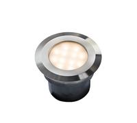 Garden Lights® Gavia Blanc - 12 V Lampe de jardin encastrable au sol - Acier inoxydable - Kit d'extension sans transformateur