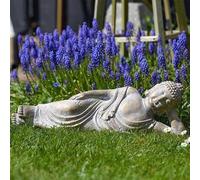 Garden Mile Grands Ornements de Bouddha Porte-Bonheur Inclinables pour la Maison et le Jardin - Décorations de Méditation Fung Shui Intérieures ou Extérieures
