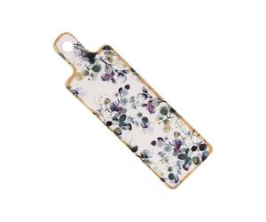 GARDEN Planche Apéro Tapas plateau Fromage Plat Cake faïence 47 x 15 TABLE PASSION