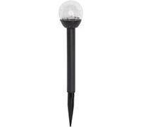 Garden Sweet Light - Balise Solaire à Planter "Craquelé" 23cm Noir Noir G