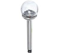 Atmosphera - Balise solaire Nara - inox et verre - argent - D10 cm