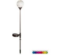 Balise Solaire en Verre 52cm Argent
