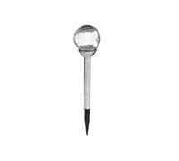 Garden Sweet Light - Balise Solaire Inox "Verre" 36cm Argent