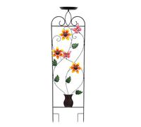 Garden Trellis | Support résistant aux intempéries en métal, jardinière haute pour plantes rampantes décoratives, pour pelouse, clôture, balcon, ferme