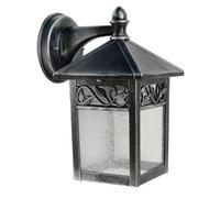 Garden Zone - Applique d'extérieur rétro noire E27 60W Winchcombe