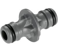Gardena Couplage: pièce de connexion pour une connexion sécurisée de deux tuyaux, également à la transition de tuyaux de 19 mm (3/4 Pouce) à 13 mm (1/2 Pouce) (931-50)
