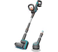 GARDENA 14842-20 GARDENA AquaBrush Universal 04/18V P4A Ready-To-Use Set Akku-Terrassenreiniger-Set 18,0 V, mit 1 Akku