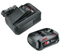 Gardena 14913-20, Kit batterie et chargeur, Lithium, 2,5 Ah, 18 V, Gardena, Noir