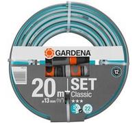 Gardena Tuyau de jardin Classique 13 mm (1/2 pouce) 20 m (18008-20) – 22 bars, résistant aux UV