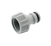 GARDENA 18220-50 Raccord de robinet 21 mm (G 1/2") - Gris clair