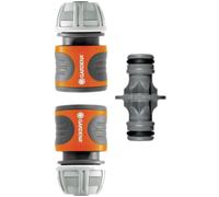GARDENA 18283-20 plastique Adaptateur de tuyau Ø 13 mm (1/2), raccord enfichable jeu