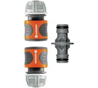 Kit de connexion de tuyaux GARDENA - 15 mm - résistant au gel et aux UV