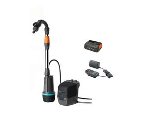 Gardena - 18V AKU Drum Pump 2600 Comfort, 1x batterie 2.5 Ah, chargeur 14604-20