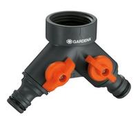 GARDENA "2 voies Distributeur d''eau bidirectionnel (940-20), Raccord de robinet"