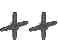 Gardena 4-Way Coupling 4.6 mm (3/16") (Lot de 2)