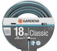 Gardena Action de tuyau classique 13 mm (1/2 Pouce), 18 m: tuyau de jardin universel en tissu cross robuste, impression de 22 bars, résistant aux UV, sans pièces système (18001-20)