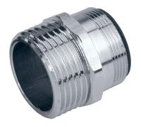 Gardena Adaptateur de Filetage pour Jet aéré Adaptateur de racc. du système à des robinets d’Eau intérieurs avec tête pour Jet aéré, Filetage ext M 24 x 1 et 26,5 mm (G 3/4) (18209-20), Métal