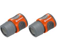 Gardena Adaptateur de perle: Perlator pour de l'eau sans pulvérisation sur le robinet, pour la fixation au connecteur de robinet, pour un jet d'eau emballée doux, air-translucide (2905-26) (Lot de 2)