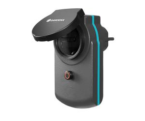 Gardena Adaptateur Smart Power : Connecteur Commutable pour l'Extérieur pour le Raccordement d'Appareils Électriques au Smart System de Gardena, P. Ex. pour Pompes ou Éclairages (19095-20) Gris