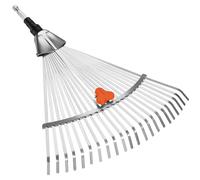Gardena Balai à gazon réglable Combisystem: râteau à feuillage, largeur de travail variable de 30 à 50 cm, idéal pour balayer les feuilles ou l'herbe coupée, compatible avec tous les manches (3103-20)