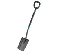 Gardena Bêche ErgoLine 17010-20 Acier, bord droit, Noir