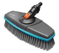 Gardena Brosse Cleansystem à manche souple 18810-20 Poils doux pivotante pour surfaces délicates