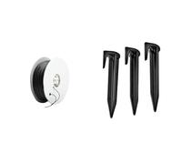 GARDENA - Cable peripherique Robots - 150m & Worx - Lot de 100 Piquets De Fixation pour Cbles Périphériques - WA0179 - Accessoires pour Tondeuses Robots Worx LANDROID (Installation Facile Et Rapide)