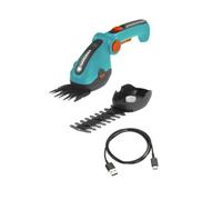 Gardena - Cisaille à gazon et à arbustes sans fil 3,6 V ComfortCut Li, batterie intégrée, chargeur 9888-20