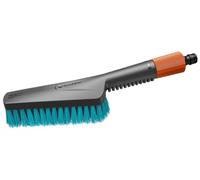 Gardena Brosse de lavage à main Cleansystem S 18844-20 — poils durs, raccord tuyau, débit réglable