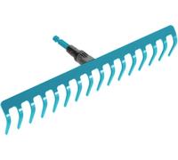 Gardena Râteau de jardin Combisystem 3179-20 – 16 dents, largeur 41 cm, pour tous les manches CS