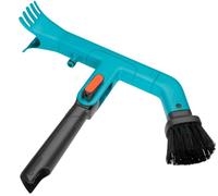 GARDENA Nettoyeur de gouttières combisystem – 2 racloirs & brosse à poils durs – Quantité:1