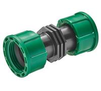 Gardena Connecteur pour boîtiers de vannes V3 : Accessoire pour le raccordement de deux boîtiers pour vannes V3, raccord à vis simple, avec filetage interne 2 x 1" (02758-20)