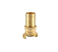 Gardena Couplage en laiton et couplage à haute pression pendant 32 mm (1 1/4 Pouce) - Tuyaux: embrayage pour tuyaux et lignes d'aspiration, jusqu'à 40 bar, résistant à la solution (7122-20)